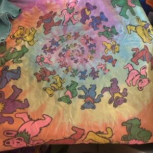 Vintage 1995 Grateful Dead Liquid Blue Spiral Bears T Shirt Unisex